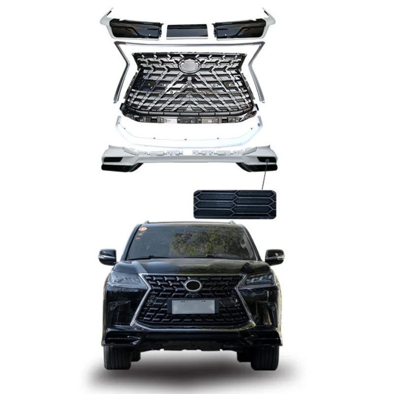 

Popular LX570 2021 TD Model bumper Conversion kit Exterior Upgrade body kit For Lexus LX570 2016-On