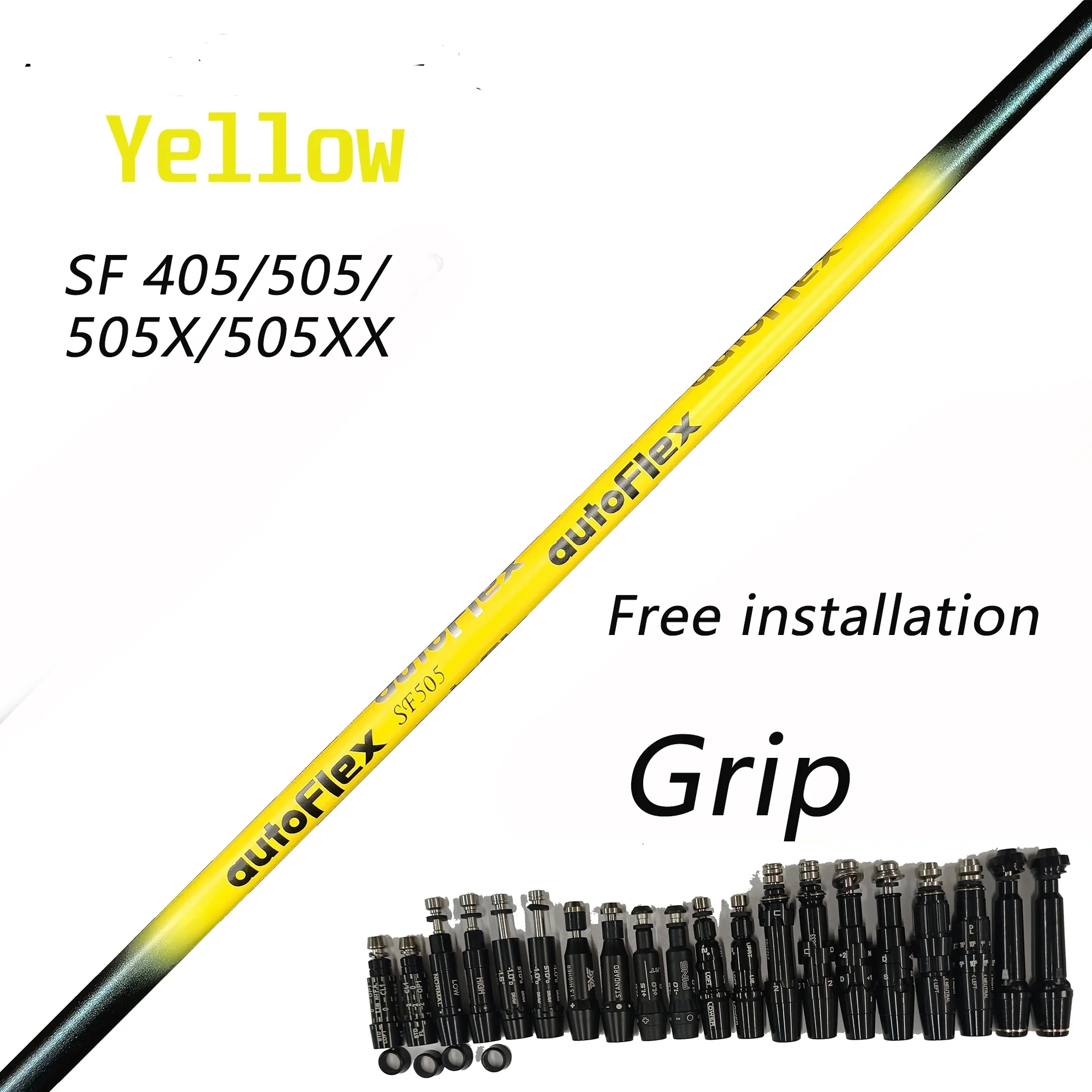 

Вал для гольфа Yelllow Autoflex, вал для гольфа SF405/SF505/SF505X/SF505XX, графитовый Вал, деревянный вал, свободная сборка втулки и захвата