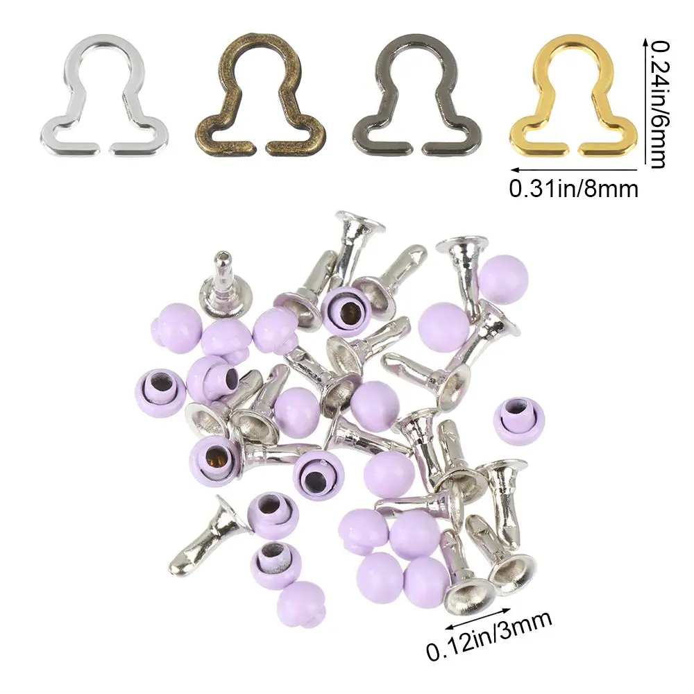 Metal Doll Belt Buckles for 1/6 BJD Dolls DIY Accessories