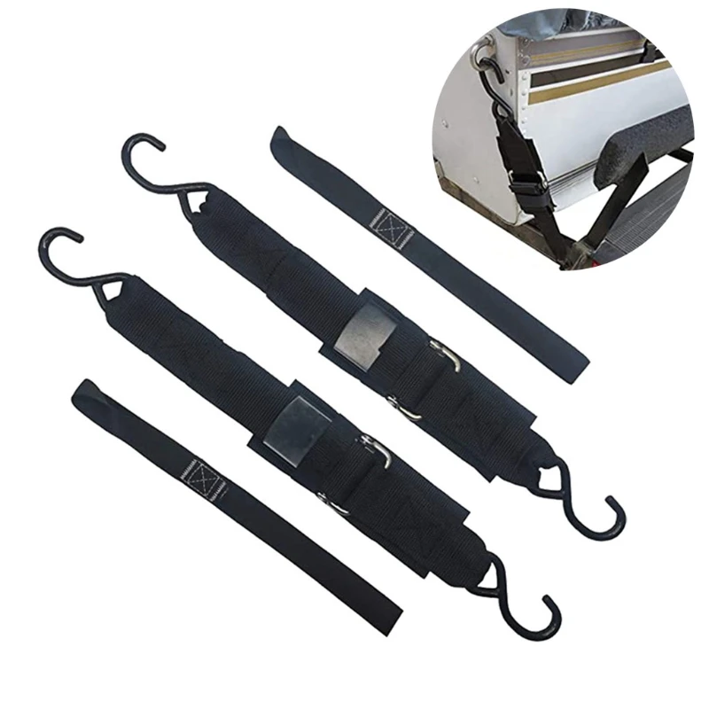 

Universal Trailer Traction Rope with Quick Release Buckle Transom Tie Down Strap