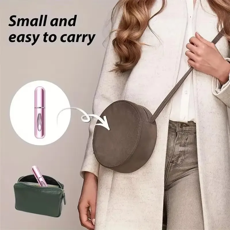 8ml Portable Mini Refillable Perfume Bottle With Spray Scent Pump Empty Cosmetic Containers Atomizer Bottle For Travel Tool 3