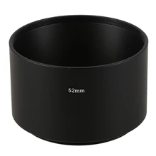 

Camera Filter Screw-In Mount 52Mm Metal Tele Lens Hood Shade