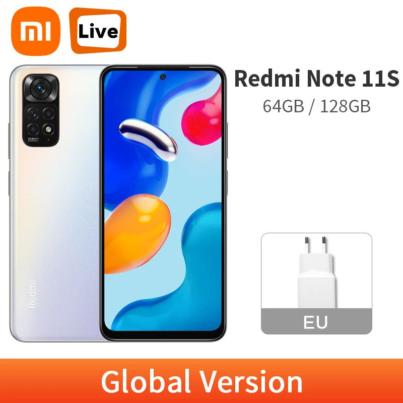 Смартфон Xiaomi Redmi Note 11S 5000 МП мАч 90 Гц |