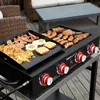4-Burner Tailgater Grill Griddle Combo, Portable Propane Gas Grill and Griddle Combo for Backyard or Outdoor BBQ Cooking 2