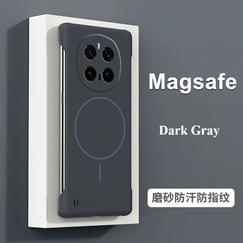 Slim Magnetic Bezel-less Case with Skin Feel and MagSafe Compatibility
