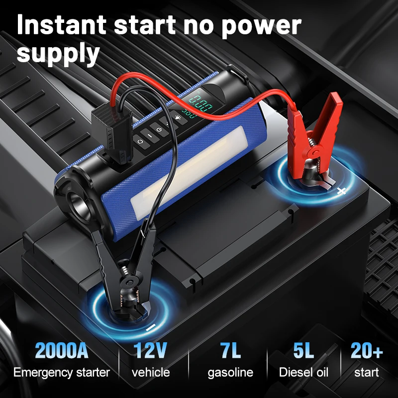 BUVAYE Professional Car Battery Starter 2