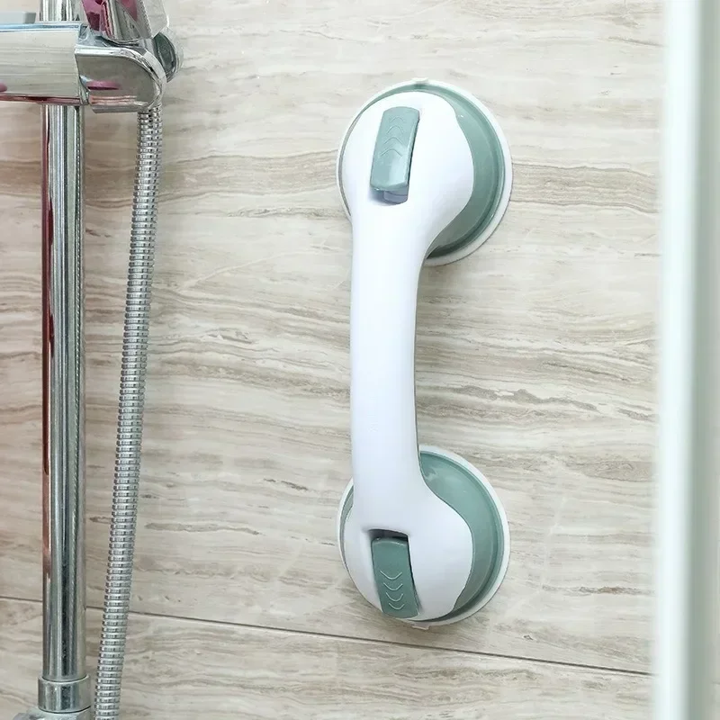 Toilet Safe Grab Anti Slip Elderly Safety Helping Handle Shower Handle Support Bathroom Bar Vacuum Sucker Suction Cup Handrail bathroom handrail shower handle grab bars