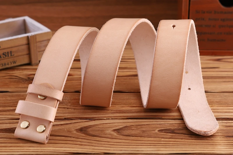 belt leather without gold smooth buckle for mens belts luxury cowboys camel brown match famous brand buckle 3.8 cm high quality