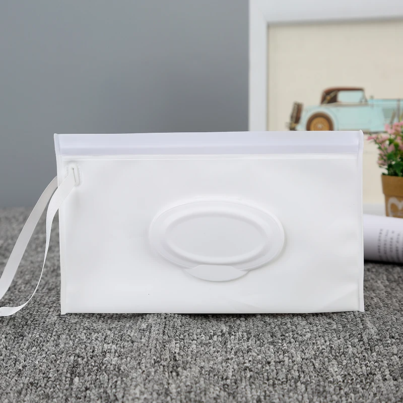 1~10PCS Baby Wet Wipe Box Reusable Wet Tissue Case Holder Snap-Strap Cleaning Wipes Container Portable Refillable EVA Wipe Bag 3