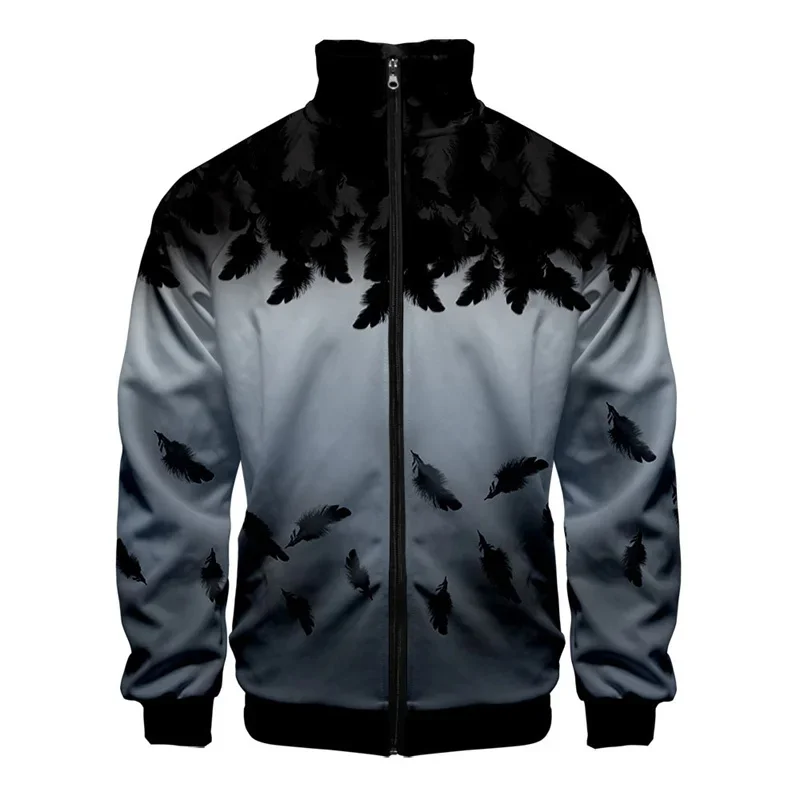 thumbnail image 1 of Chaqueta con cremallera y estampado 3D de murciélago araña de Halloween para hombres y mujeres, chaqueta holgada de manga larga con estampado de cosplay, abrigo de calle, 1 of 5