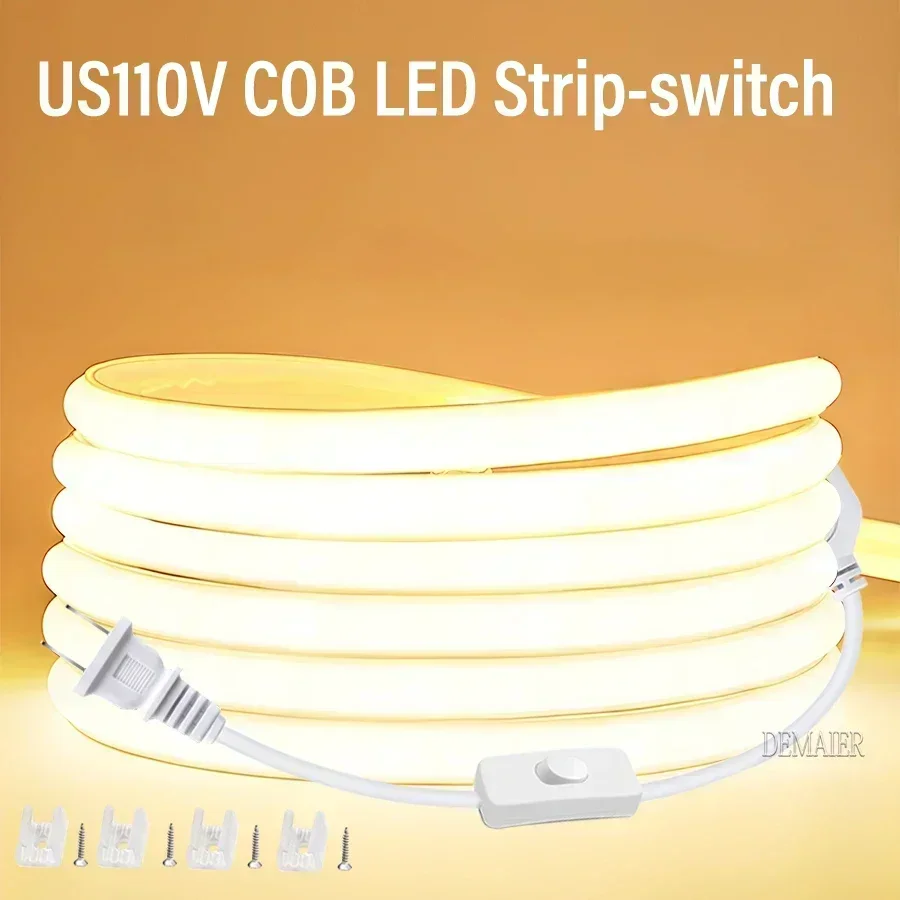 ตัวเลือกสินค้า ไฟแถบ LED COB ยืดหยุ่น สว่าง 360 LED/ม. กันน้ำ กลางแจ้ง