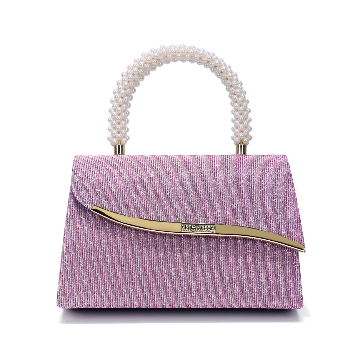 Metallic Sequin Women Evening Clutch Bags Mixed Color