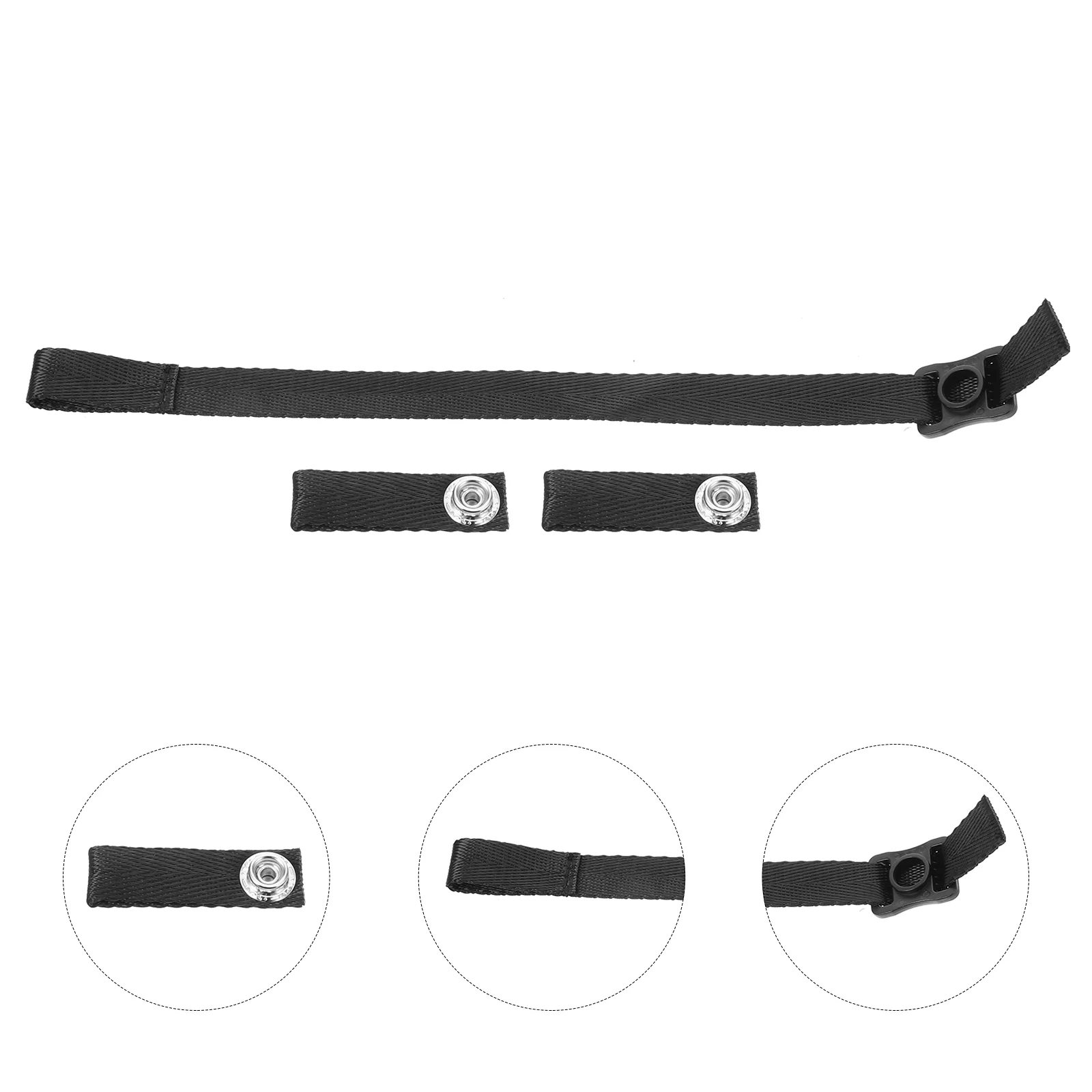 

3pcs Replacement Chin Strap Hockey Sports Polyester Chin Strap