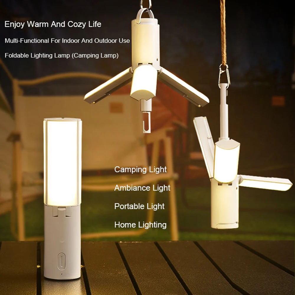

Портативная Складная туристическая лампа, фонарь с солнечной батареей, аккумуляторный, USB, для кемпинга, походов, рыбалки, экстренного освещения