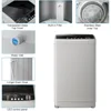 Compact Washer and Dryer Set,19LBS Full-Automatic Washing Machine with Drain Pump & Compact Dryer with Stainless Steel Inner Tub 4