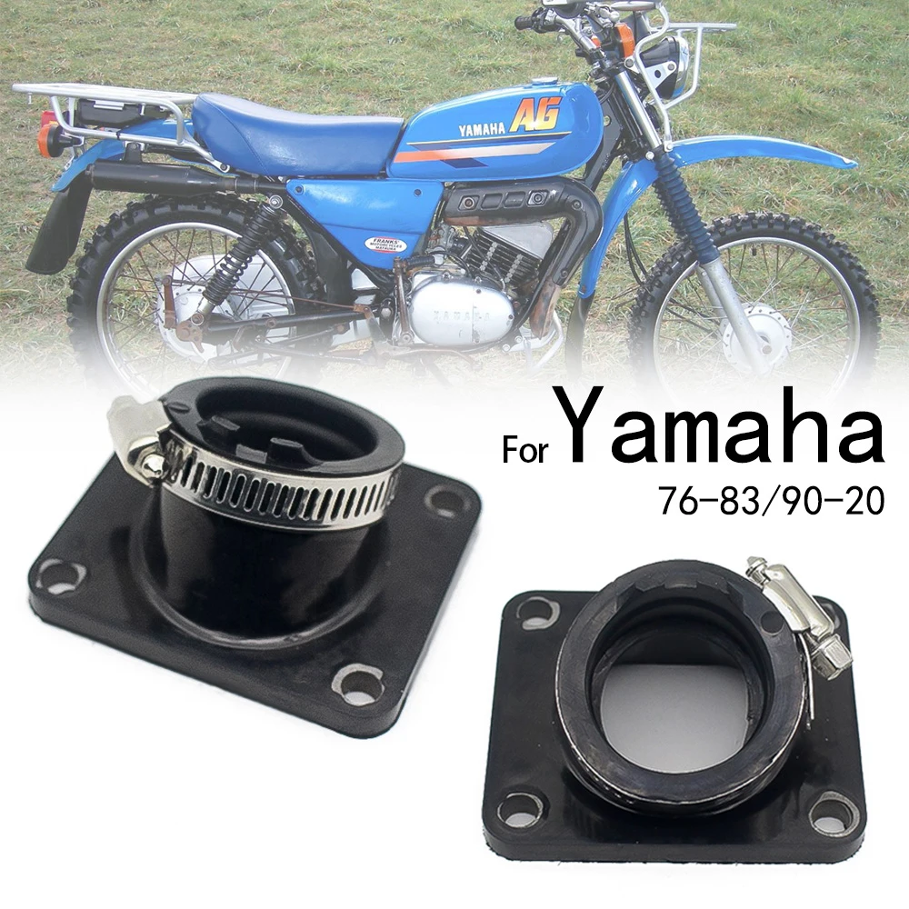 Motorcycle Carburetor Interface Adapter Intake Manifold for Yamaha AG100 DT100 DT125 MX100 RT100
