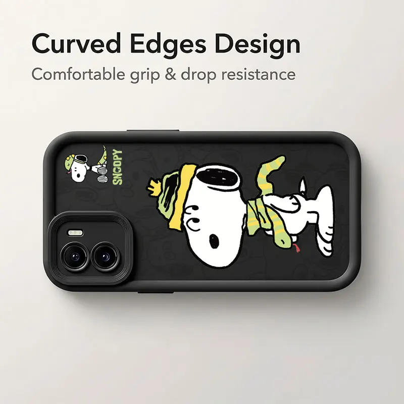 Cute Cartoon S-Snoopys Phone Case - Adorable Protective Cover with Playful Design
