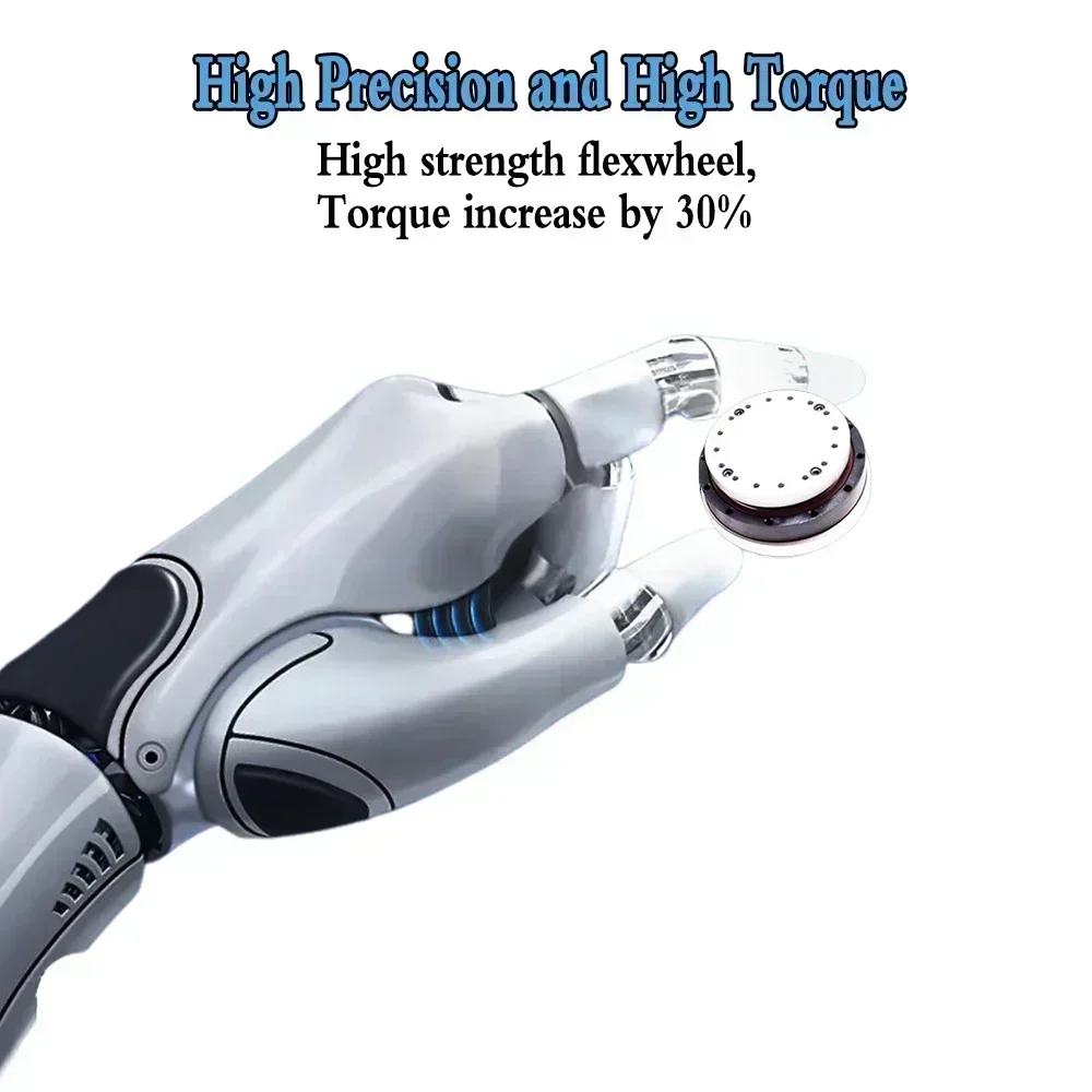 고조파 감속기 고조파 드라이브 20 Arcsec 로봇 암 휴머노이드 로봇 조작기용 협업 로봇 공장 자동화