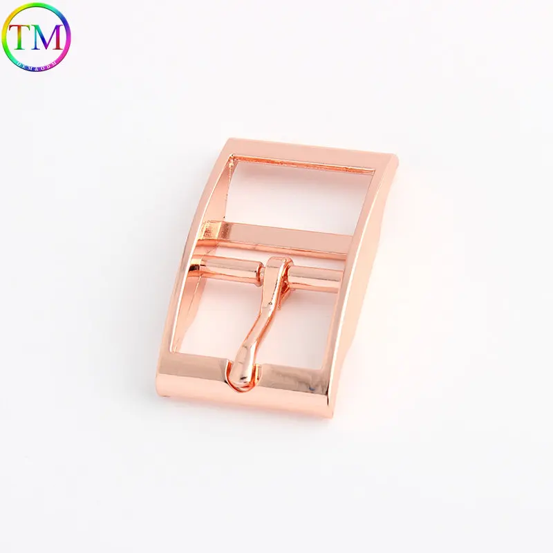 16mm 20mm 25mm 32mm Rose Gold Metal Belt Web Buckles Adjustable Slide Strap Roller Pin Buckle For Diy Bags Clasp Accessories