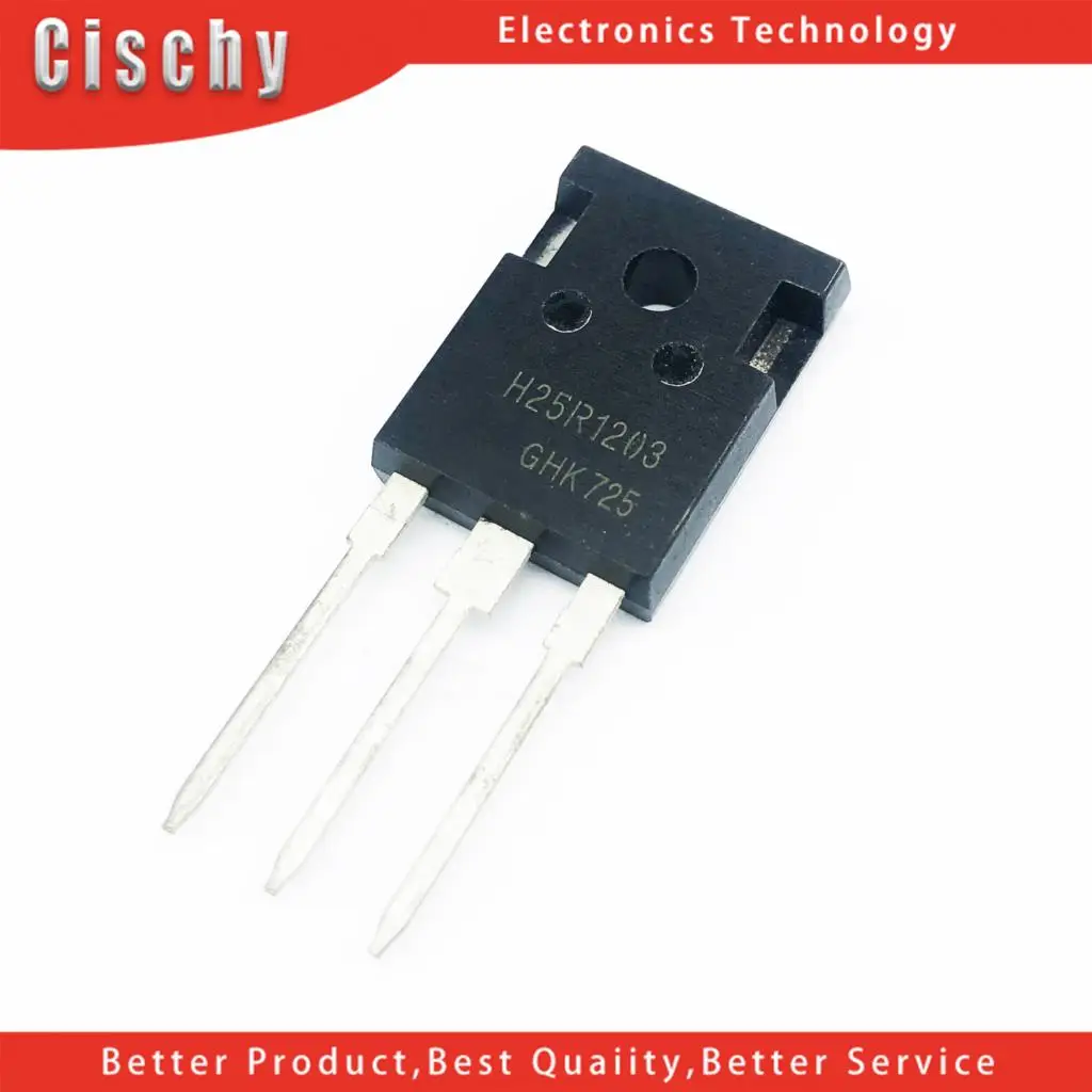 

Индукционная плита H25R1203 IHW25N120R3 TO-247, IGBT, лампа, 1 шт./партия