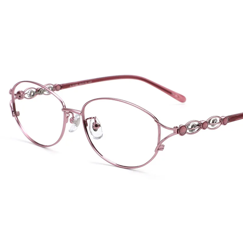 

Vazrobe Rhinestone Glasses Women Eyeglasses Frames Female Fashion Luxury Diamond Prescription Myopia Lens Anti Blue Reflection