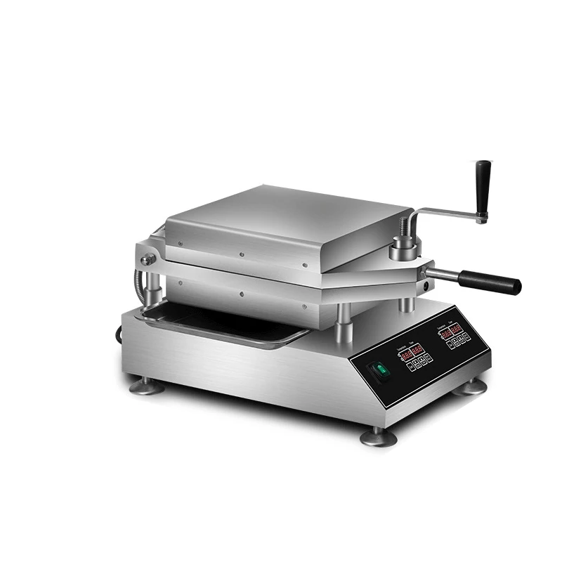 Electric Thin Cake Machine Pressing Pizza Seafood 220V/2800W Commercial Desktop Pancake Machine Pancake Fruit Machine QM-E90 3