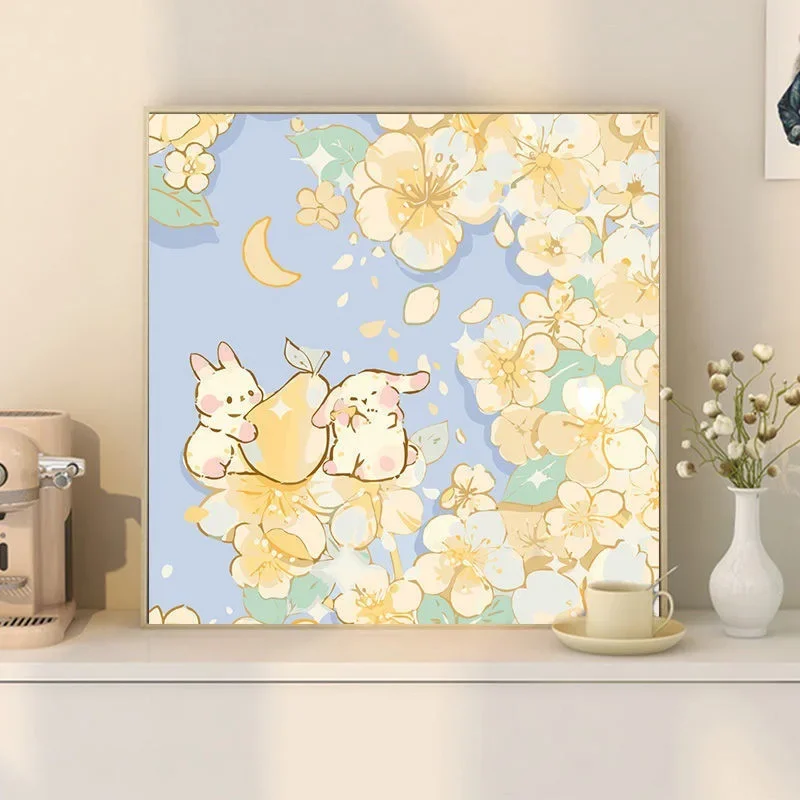 

09302131 Landscape painting hanging painting sofa background wall decoration entry porch oil painting