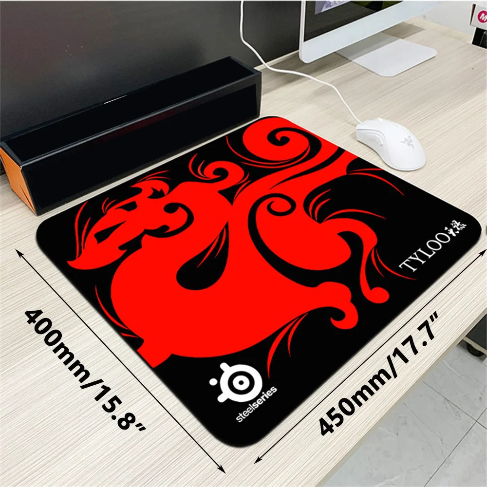 Large Gaming Mouse Pad - Premium 4mm Non-slip Rubber Base with Smooth Surface for Precision Control (450x400mm)