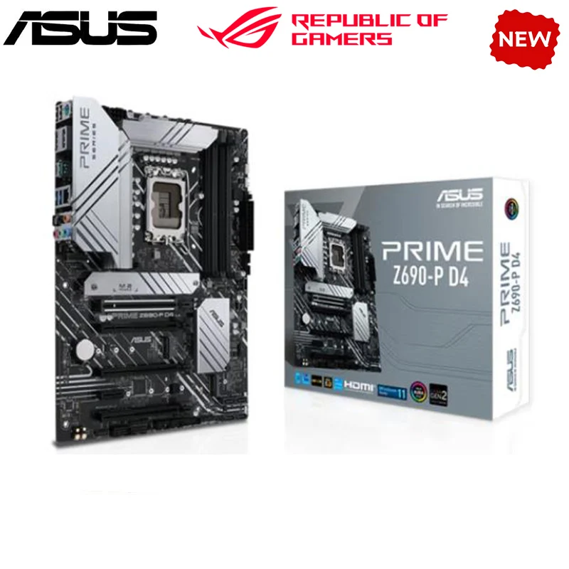 Nuovo Z690A Per Asus Prime Z690-P D4 Desktop Originale Per Scheda Madre Intel Z690 Supporto Lga 1700 12900Kf 12700K