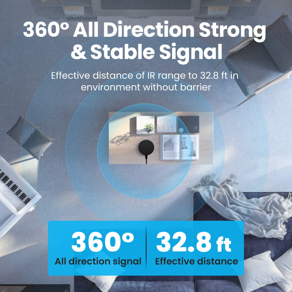 تحكم ذكي بالأشعة تحت الحمراء واي فاي