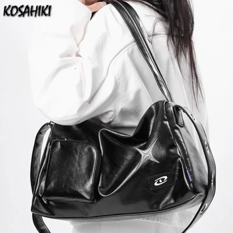 Girls Crossbody Tote Bags Women High-capacity Grunge Y2k