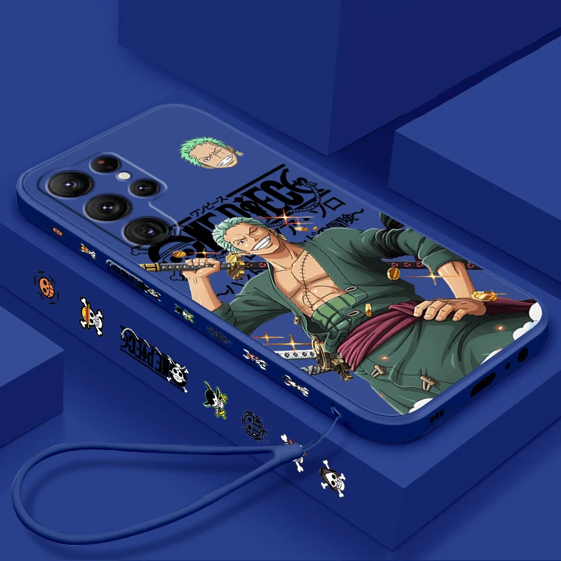One Piece Luffy Zoro Cool Liquid Left Rope For Samsung