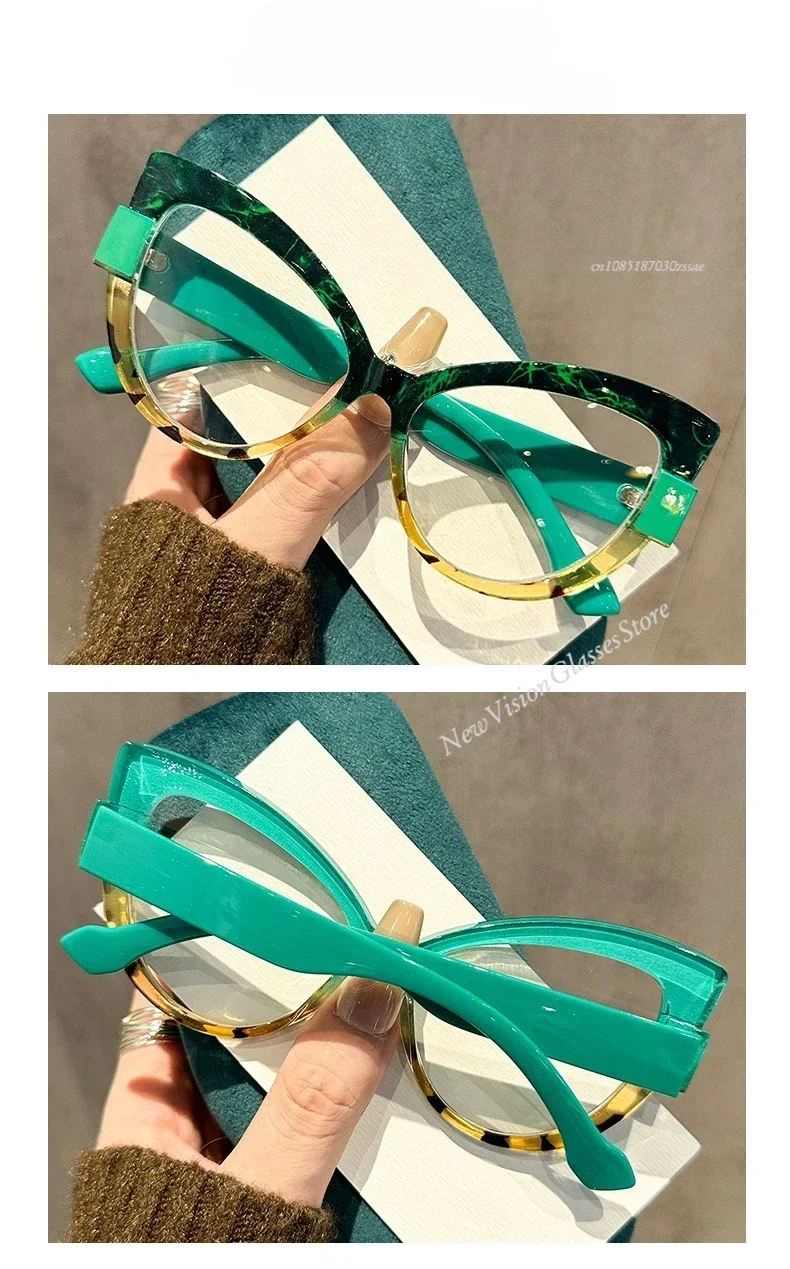 Armazones Lentes Opticos En Forma De Gato Gafas Retro Para