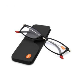 Optical Portable Reading Glasse Men Blue Light TR90 Square Glasses For Farsightedness Gafas Lectura+1+1.5+2+2.5+3