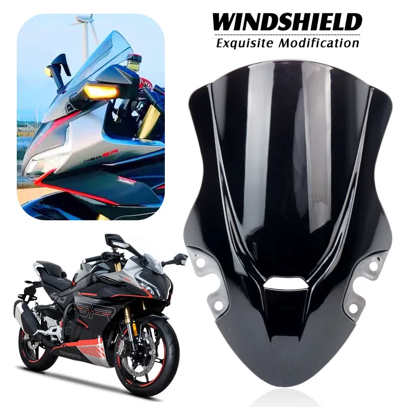 

NEW Motorcycle Accessories Screen Windshield Fairing Windscreen For CFMOTO 450SR 450 SR 2022-2023