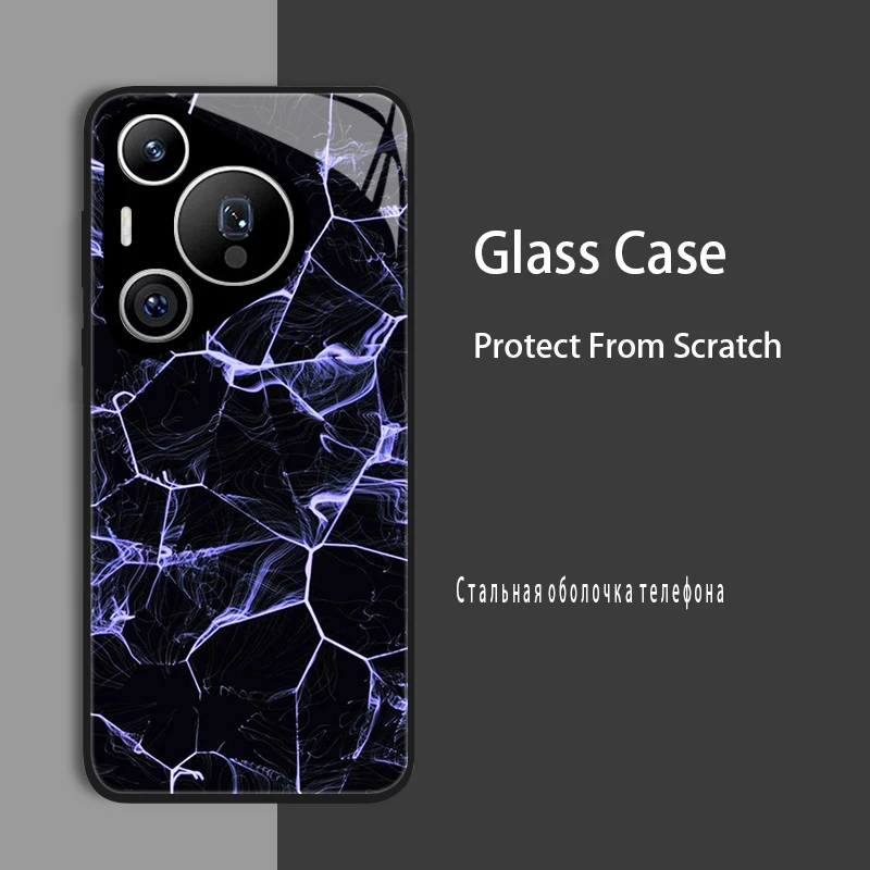 Enhanced Shockproof Tempered Glass Case Cover for Huawei Pura 70 Series