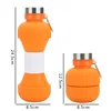 Sports Kettle Summer Kettle Large Capacity Silica Gel Outdoor Cup Foldable Outdoor Water Cup Portable Cup Cycling Hiking Travell 6
