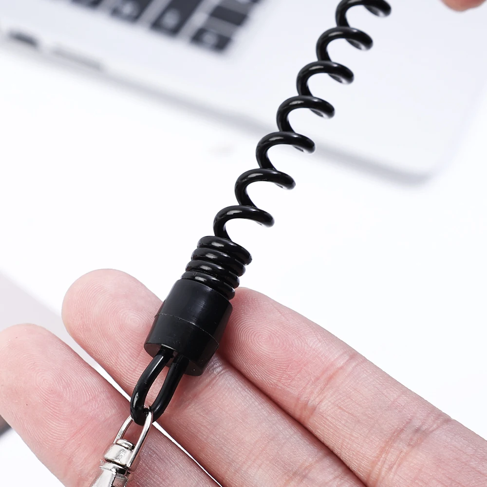 Universal Anti-Theft Telescopic Phone Tether with Card Holder and Charm