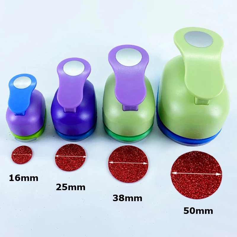 8mm-75mm Circle Six Flower Craft Punch Scrapbook Paper Foam School DIY Round Hole Punches
