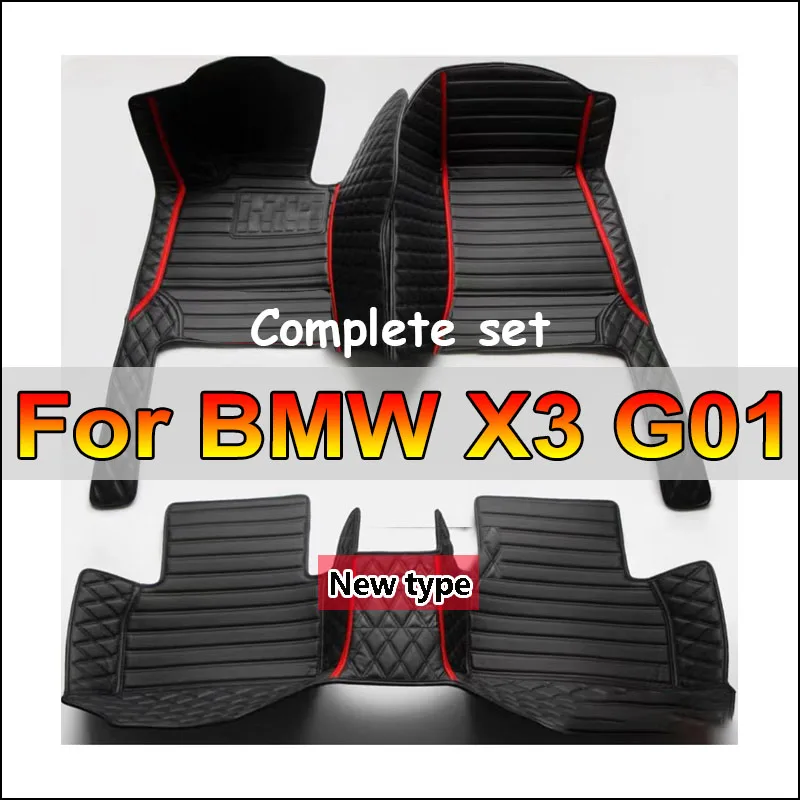

Автомобильные коврики на заказ для BMW X3, G01, 2018, 2019, 2020, 2021, 2022 года, детали интерьера автомобиля, автомобильные аксессуары, ковер