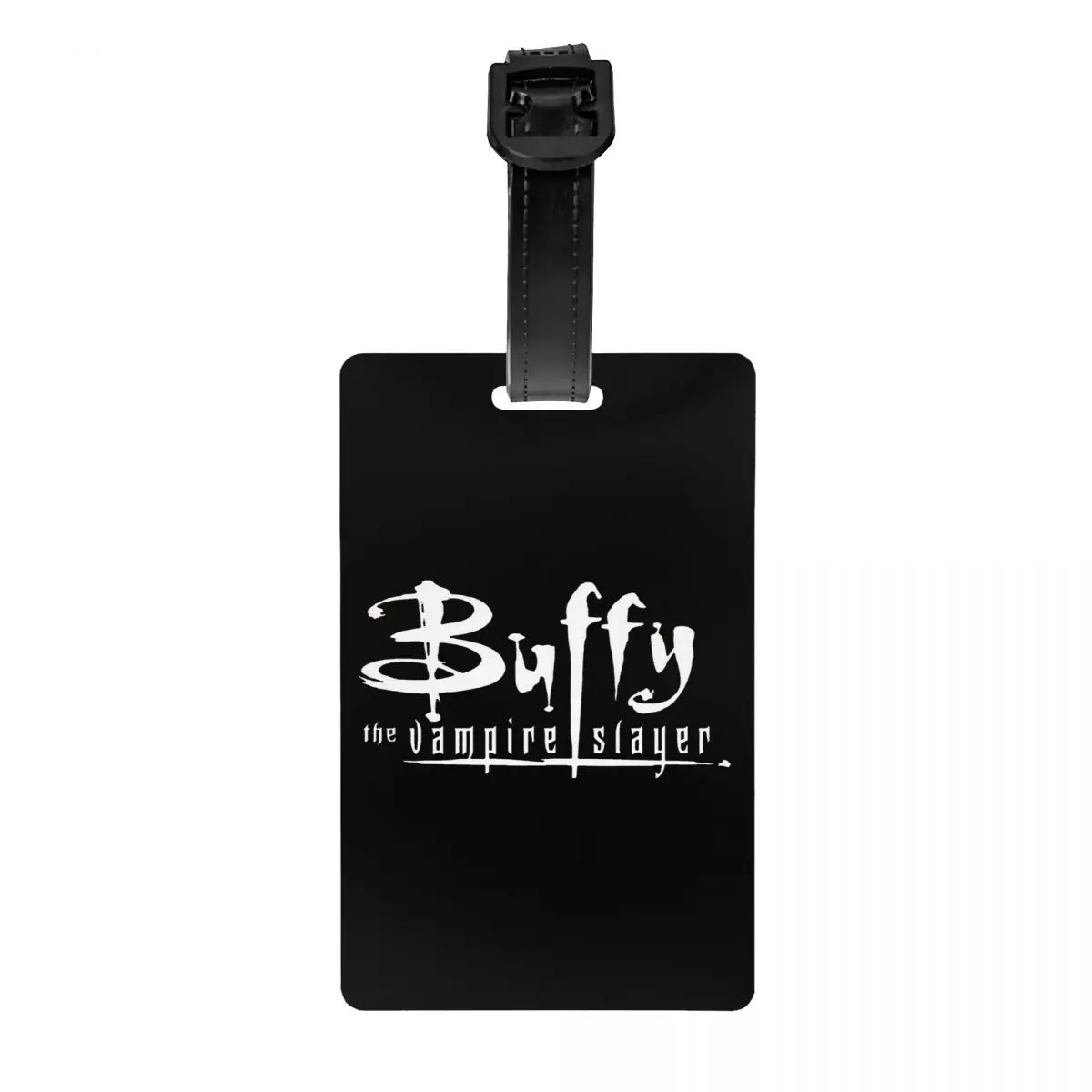 

Buffy The Vampire Slayer Logo Luggage Tags for Suitcases Supernatural TV Show Privacy Cover Name ID Card