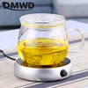 DMWD Mini Electric Hot Plate Portable Heating Cup Pad Thermostat Base Coaster Tea Warmer Water Heater Milk Heat Preservation Pad 3