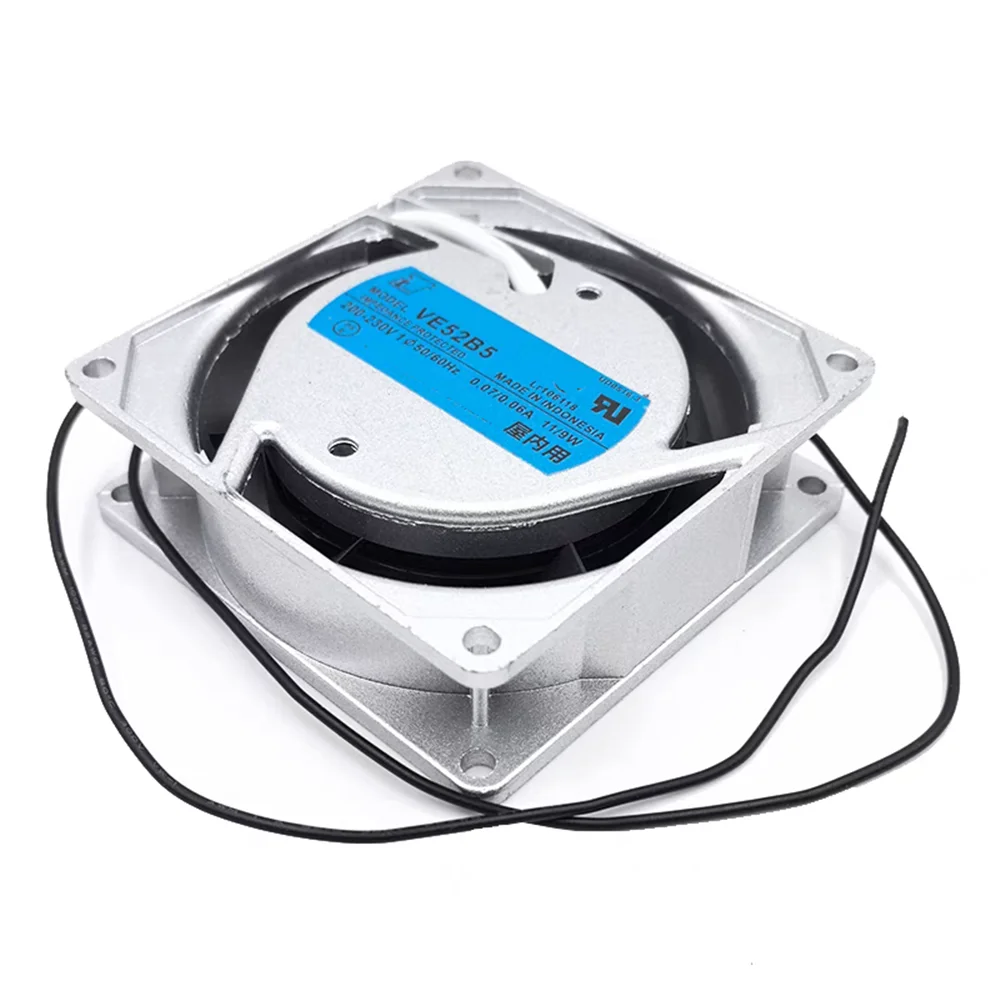 Cooling Fan VE52B5 AC 208-230V 0.07/0.06A 11/10W 8cm 8025 80x80x25mm 2-Wire