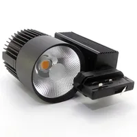 4 Wires 3 Phase 40W LED track light Dimmable Rail Ceiling Lamps spot light for Clothing Shoes shop stores Industrial lighting 1