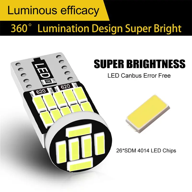 LED 168 194 ȣ , ڵ ׸   ,  ġ , ĵ 4014 26SMD, W5W, T10, 10 