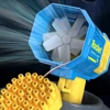 New 23 Holes Electric Rocket Bubble Gun Toy Bubbles Machine Automatic Soap Blower with Light Summer Outdoor Party games Child 4
