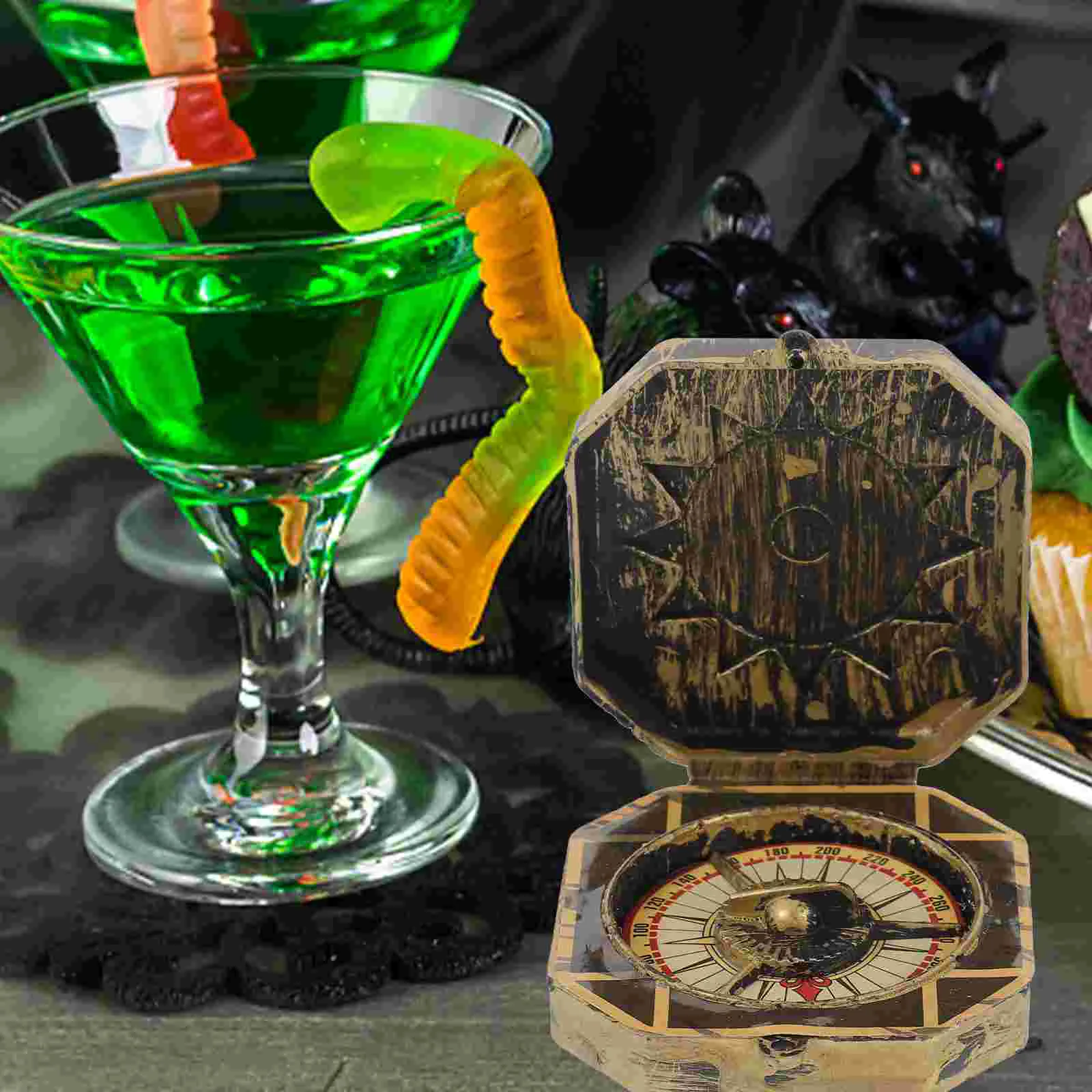 

Unique Christmas Pirate Captain Compass Toy Vintage Halloween Party Fancy Toy Compass Gift Kids For Decoration Toy