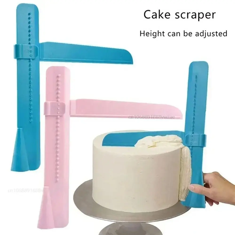Pastry Tools Cake Scraper DIY Adjustable Screed Fondant Spatulas Cream Edge Smoother Decorating Tools Bakeware Kitchen Baking Accessories