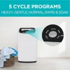 0.9 Cu. Ft. Portable Washer with 5 Wash Cycles & Child Lock Protection Washing Mechine 3