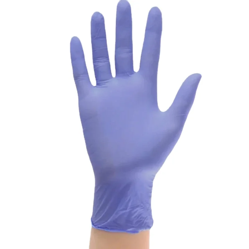 100/50/20PCS Purple Disposable Nitrile Gloves Waterproof Nitrile Gloves Garden Tattoos Household Dishwashing Cleaning Tools 3